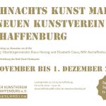 27. Weihnachtskunstmarkt im Neuen Kunstverein Aschaffenburg (KunstLANDING)